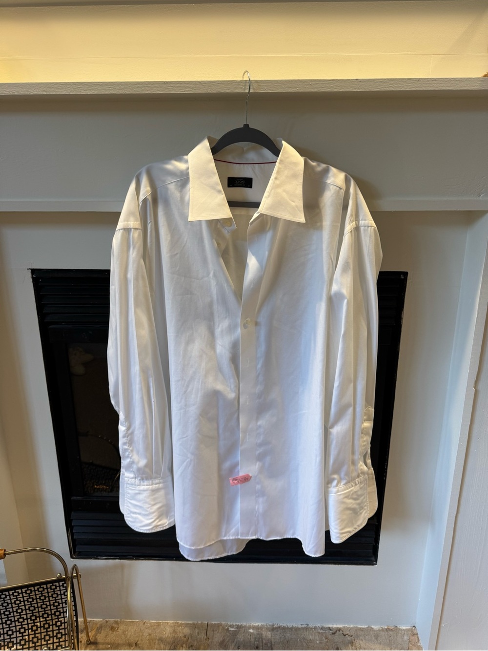 Eton White Men's Long-Sleeve Dress Shirt